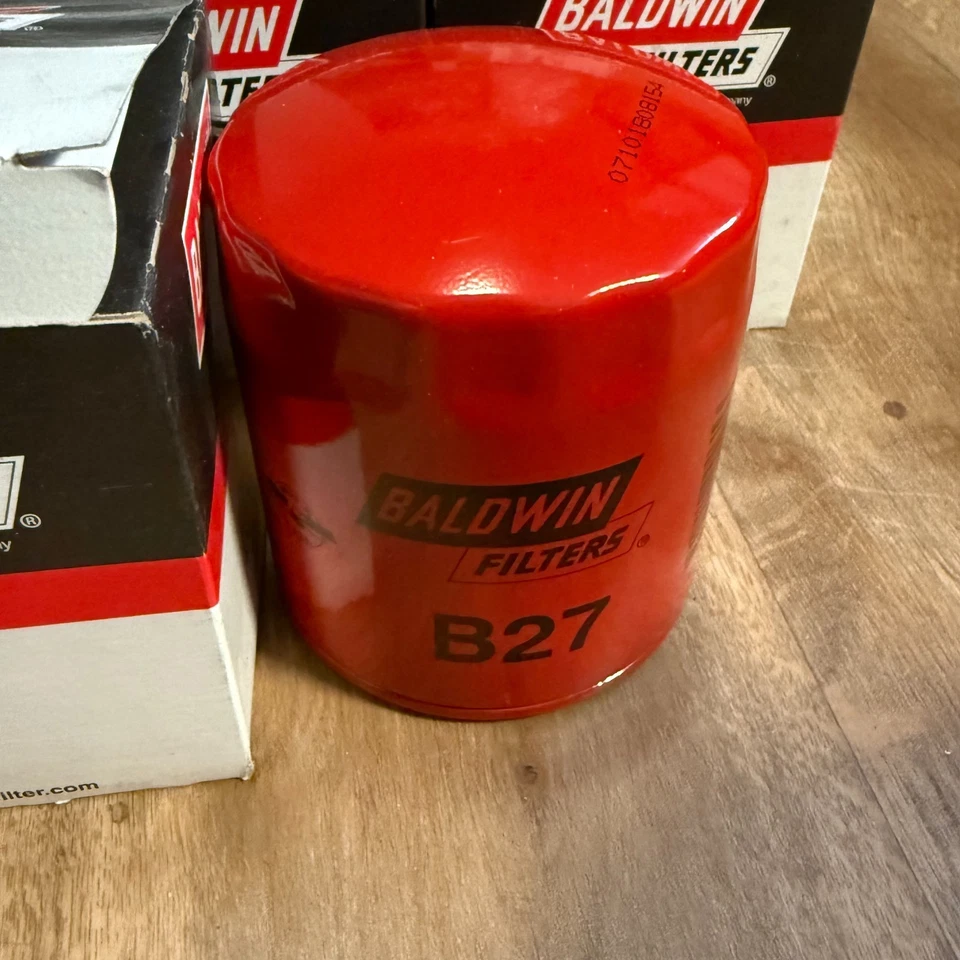 Lote de 7 filtros de óleo Baldwin B27 - Imagem 2 de 2