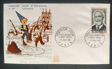 Enveloppe Premier Jour Timbre Paul Dukas N° 1444 Oblitéré Paris 1965
