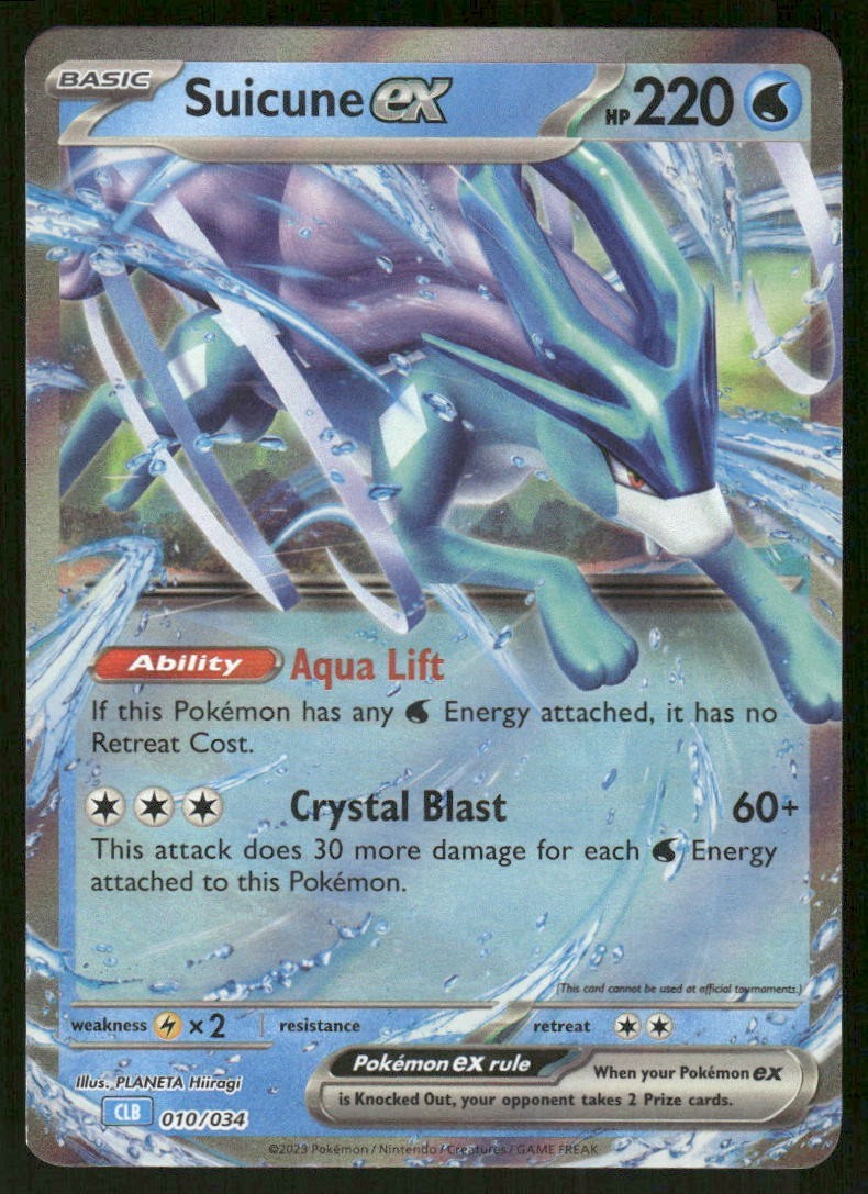 Pokemon Tcg Suicune EX #10 Pokemon TCG Classic: Blastoise Deck NM