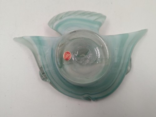 Vintage Hand-Blown Fish Dish Ashtray Trinket Tray Hand Made Art Glass in Mexico - Picture 3 of 3
