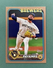 2024 Topps Baseball Joel Payamps Gold #'d /2024 Milwaukee Brewers