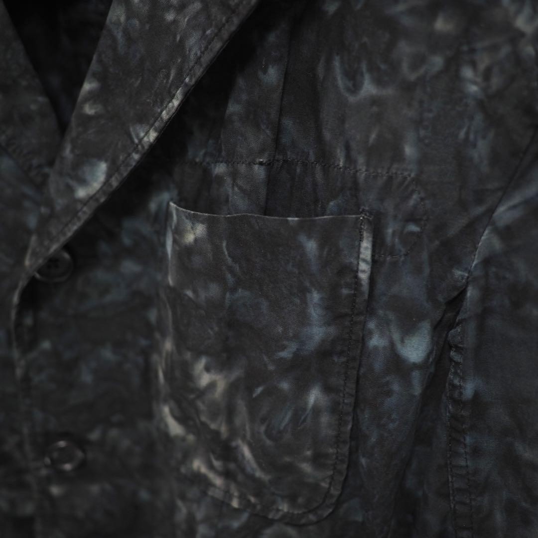 Engineered Garments Baker Jacket M Batik Print Bl… - image 5