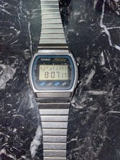 Casio Melody M-15 Alarm Chronograph 677 Vintage Men Watch Working Rare