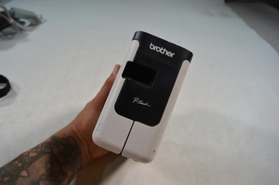 Brother P-touch PT-P700 Desktop Label Maker Printer White Black USB PC TZe