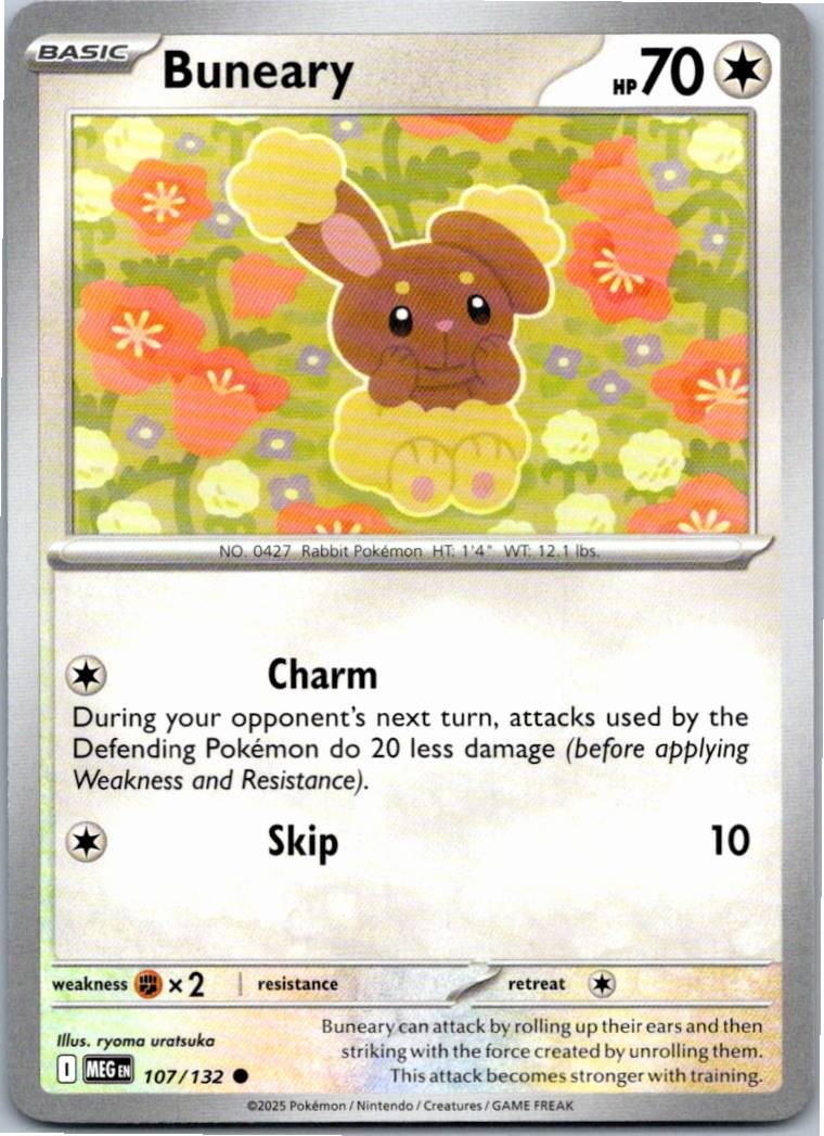 Buneary Common ME01: Mega Evolution 107/132 NM *1
