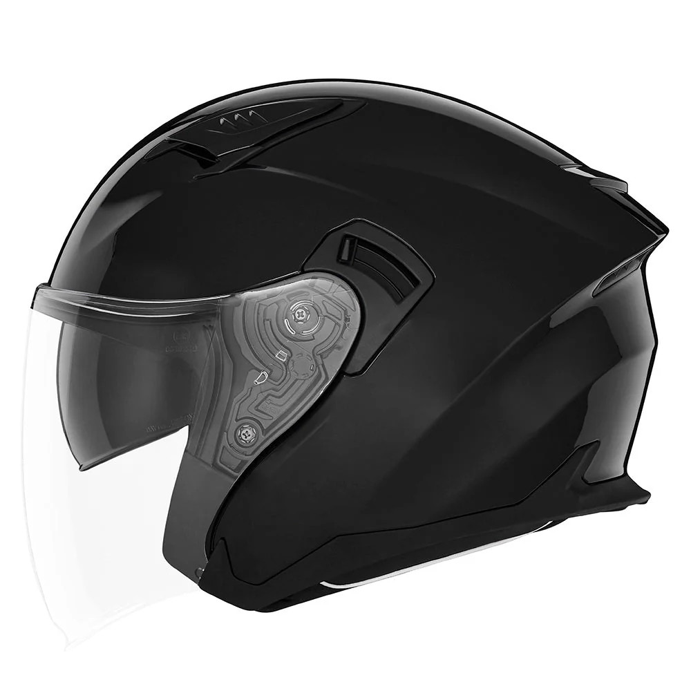 Casque jet NOX N130 avec écran long pour trajets quotidiens en ville