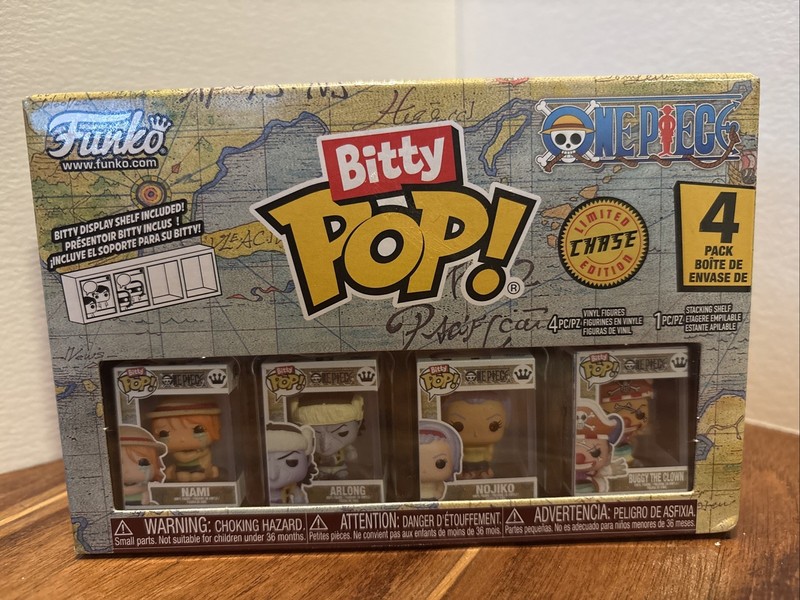 Funko Bitty Pop One Piece 1 New Box Limited Chase Ed. Naomi Arlong Nojiko Buggy