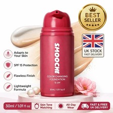 Smooche Foundation Korean, Smooche Color Changing Foundation, For All Skin Types