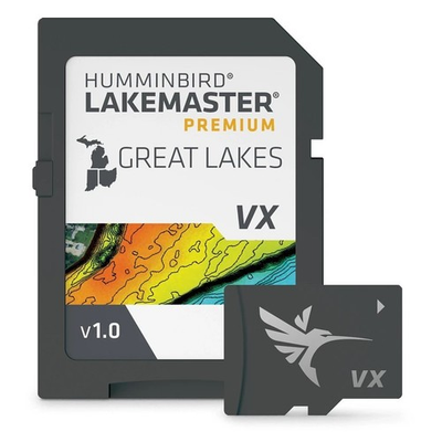#ad 2026 Humminbird LakeMaster VX Premium Great Lakes GPS Fishing Map Chart micro SD $98.00