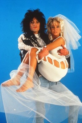 Dia Tommy Lee & Heather Locklear 1986 Slide 35mm L42-11-5-3