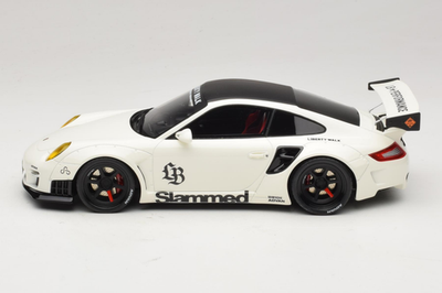 2024 PORSCHE 911 TURBO LB-WORKS WHITE 1/18 MODEL CAR BY GT SPIRIT