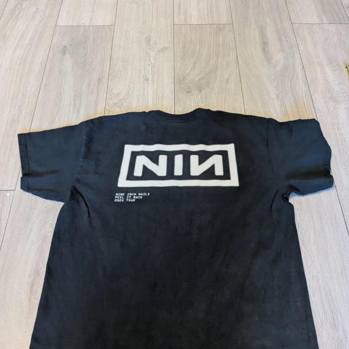 Nine Inch Nails Peel It Back Tour 2025 Merch T-shirt black Reprint