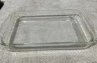 Pyrex 233 Rectangle Casserole Dish Clear Glass Vintage