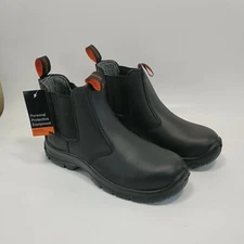 KAM-LITE Work Boots Men's S3 Slip-On Safety Boots Waterproof Steel Toe Kam Lite