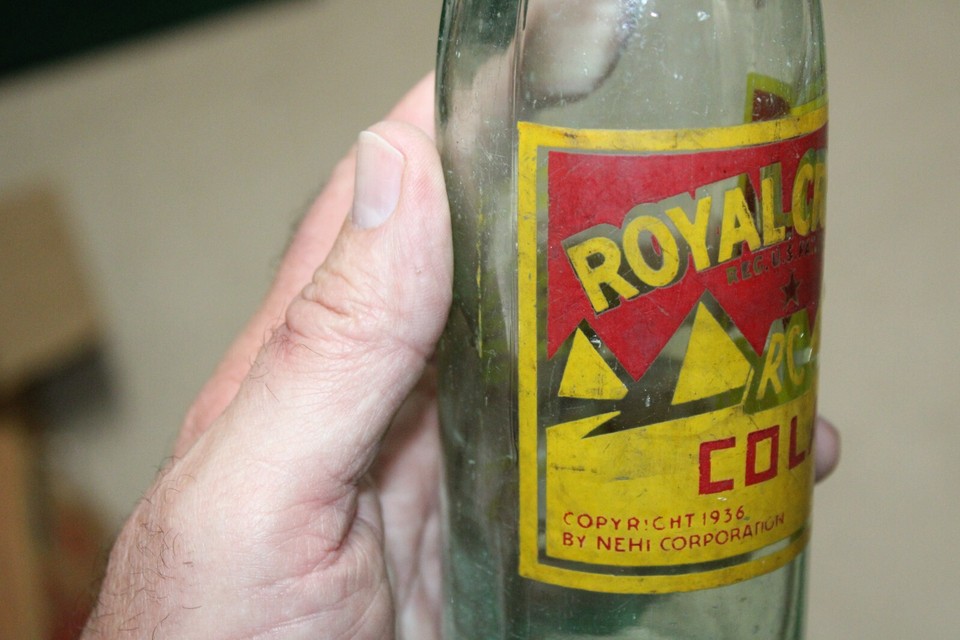 JOHNSON CITY TENN RC ROYAL CROWN SODA BOTTLE 12 OZ ACL PYRAMIDS eBay