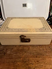 Vintage Thorens Jewelry Music Box Ballerinas Dance Blue Lining