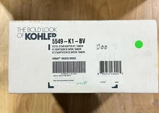 New! Kohler DTV Steam Shower Tandem Components Adapter Kit (K-5549-K1-BV )