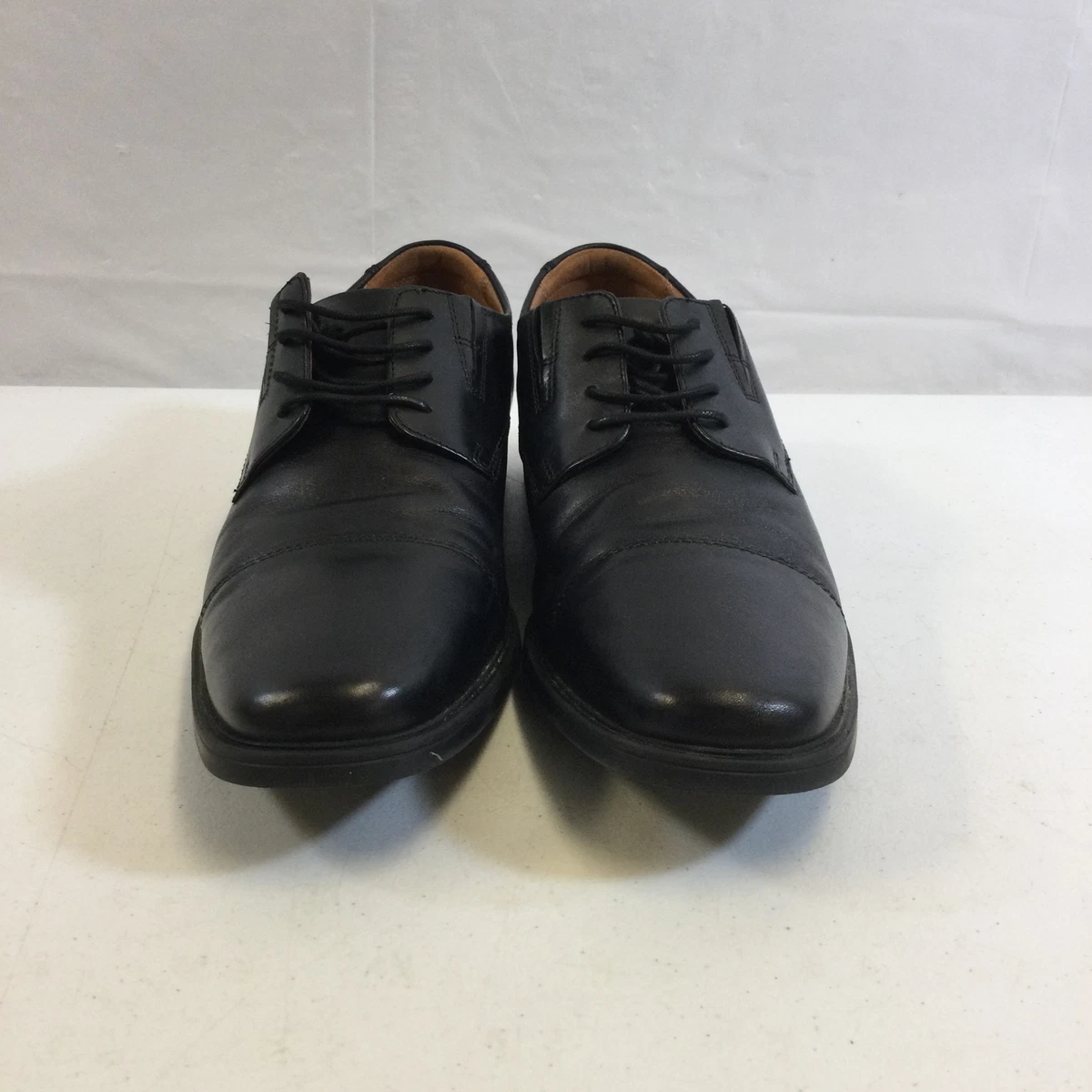 clarks mens black dress shoes