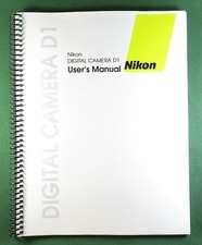 Nikon D1 Instruction Manual: 146 Pages  Protective Covers