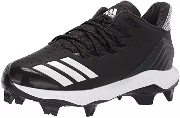 NEW Size 14 Adidas Baseball Cleats Black White Carbon Icon Bounce