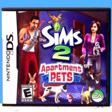 The Sims 2 Apartment Pets Nintendo DS Replacement Case and Manual Only No Game