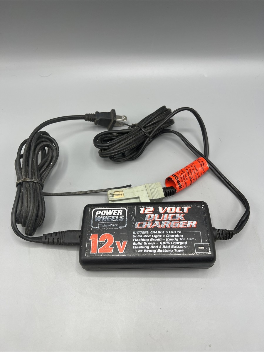 Power Wheels 12 Volt Quick Charger Fisher Price Model 00801-1429 works