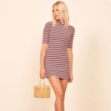 Reformation Mod Striped Dress