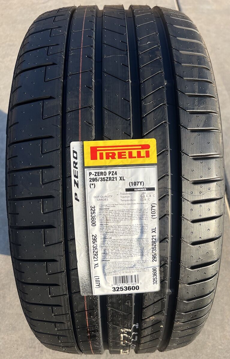 Set of TWO BRAND NEW 295/35ZR21 (107Y) Pirelli P Zero PZ4 Set of TWO BRAND NEW 295/35ZR21 (107Y) Pirelli P Zero PZ4