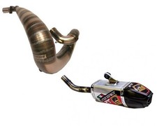 Tubo di espansione e silenziatore scarico Fresco Fantic XX 125 2022-2026 Factory Racing