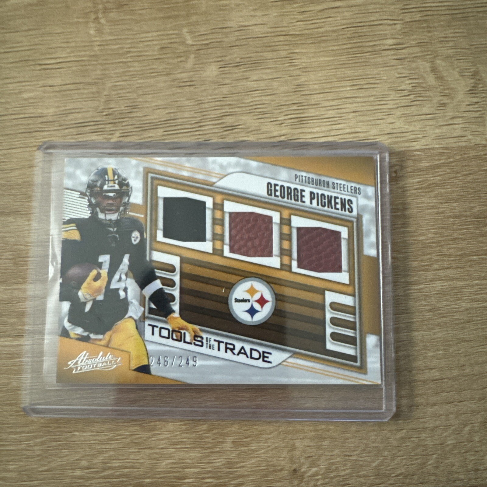 2023 Panini Absolute - Tools of the Trade Triple #TOTT-GP George Pickens /249 