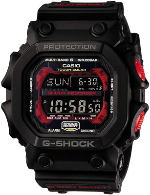 CASIO GXW-56-1AJF G-SHOCK Tough Solar Radio Black Red Watch GXW-56