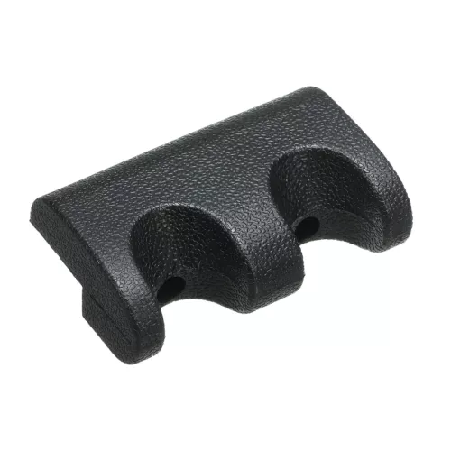 Soporte para tacos negro de 2 orificios, soporte para palo de piscina portátil de goma para billar EE. UU. - Imagen 3 de 6
