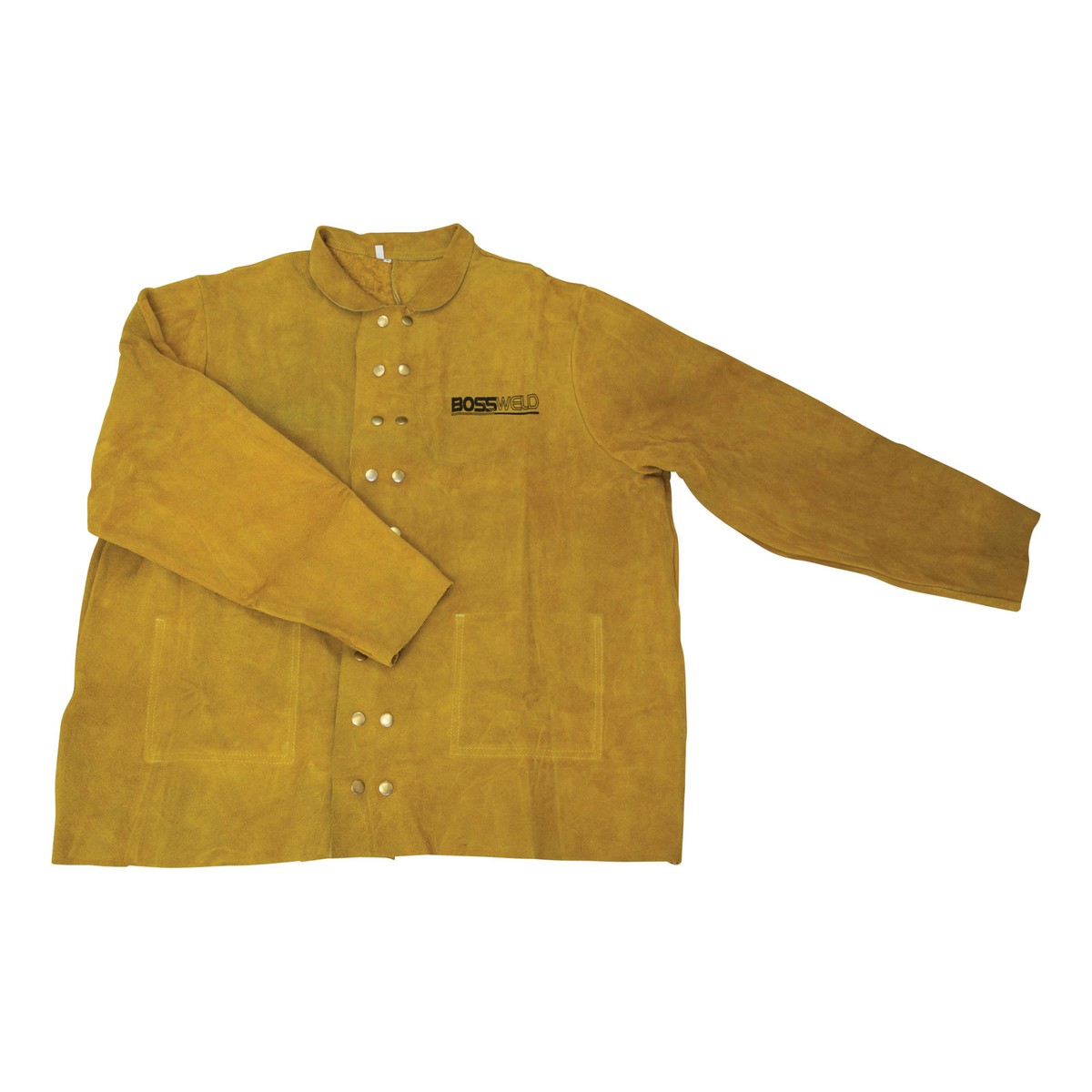 Bossweld LEATHER WELDERS JACKET Protected Internal Pocket Large
