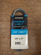 Maxpower 347442 V-Belt 3/8" x 37" Replaces many different brands. "NOS"