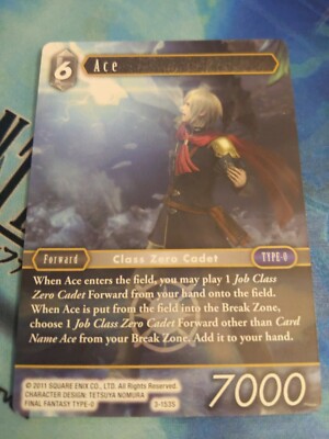 Final Fantasy TCG Opus III Ace 3-153S