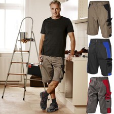 Powerfix Mens Cargo Combat Work Shorts | Multipocket Durable Workwear