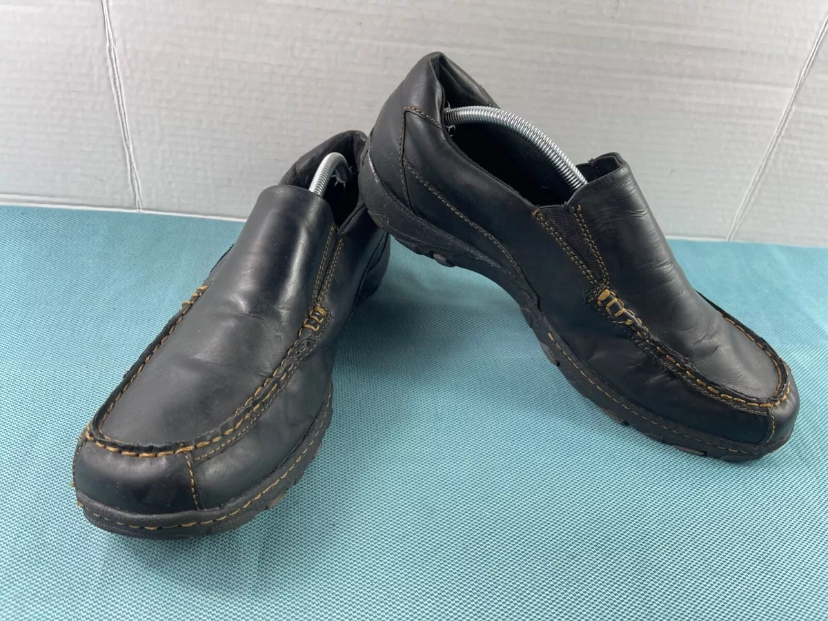 Born Børn Concept Black 11.5M Leather Eric Slip On Loafers | eBay