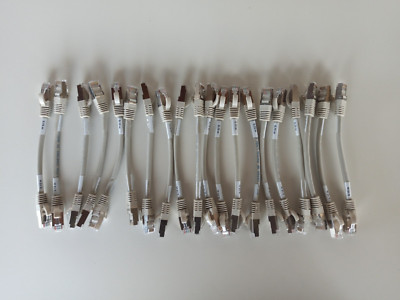 20x CAT 6 Patchkabel 15cm 0,15m