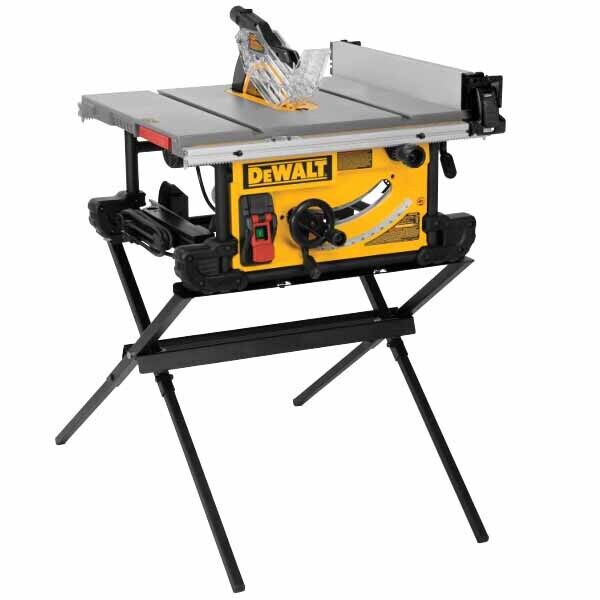 15 Amp Corded 10 in. Jobsite Table Saw with Scissor Stand 15 Amp Corded 10 in. Jobsite Table Saw with Scissor Stand