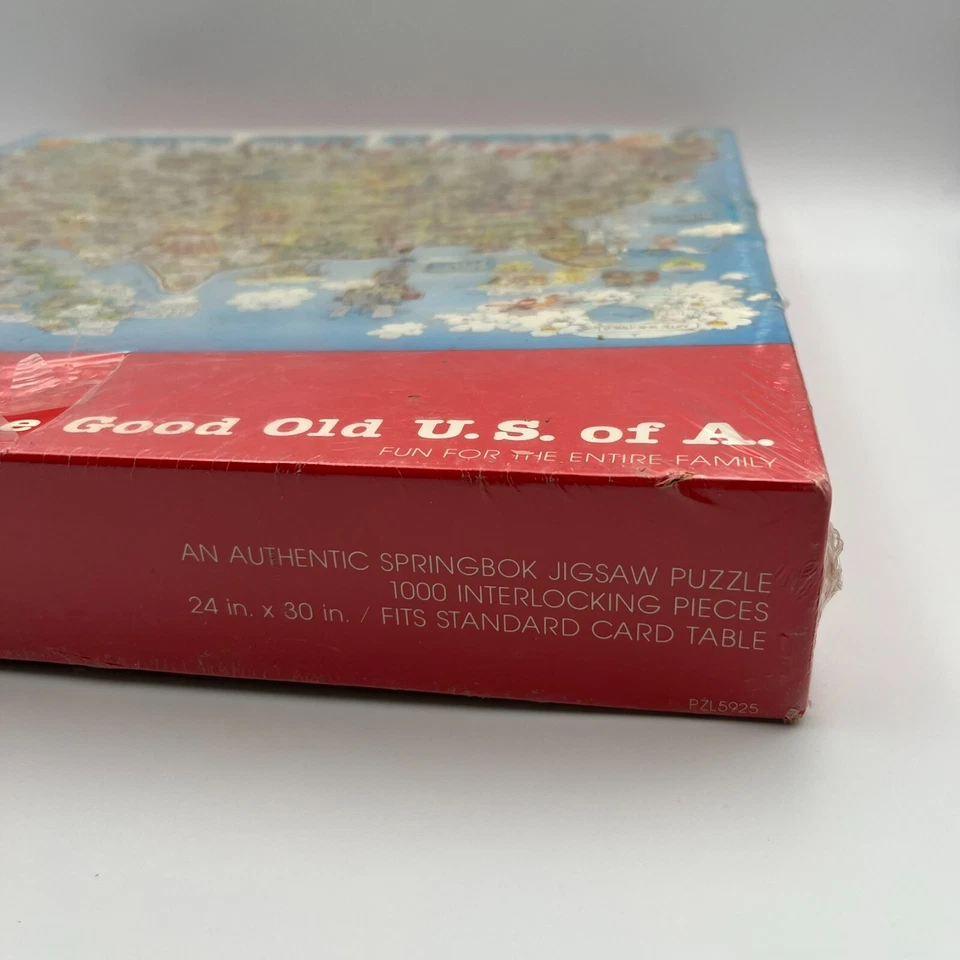 Springbok The Good Old U.S. of A. 1000pc Jigsaw Puzzle PZL5925 New - Image 3 of 4
