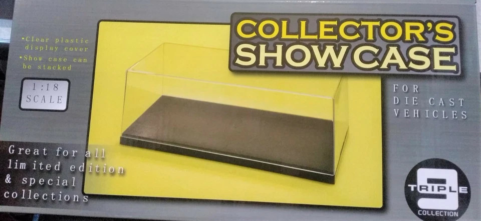 TECA PER MODELLINI AUTO SCALA 1/18 BOX SHOW CASE DIECAST MODELLISMO espositore - Immagine 2 di 2