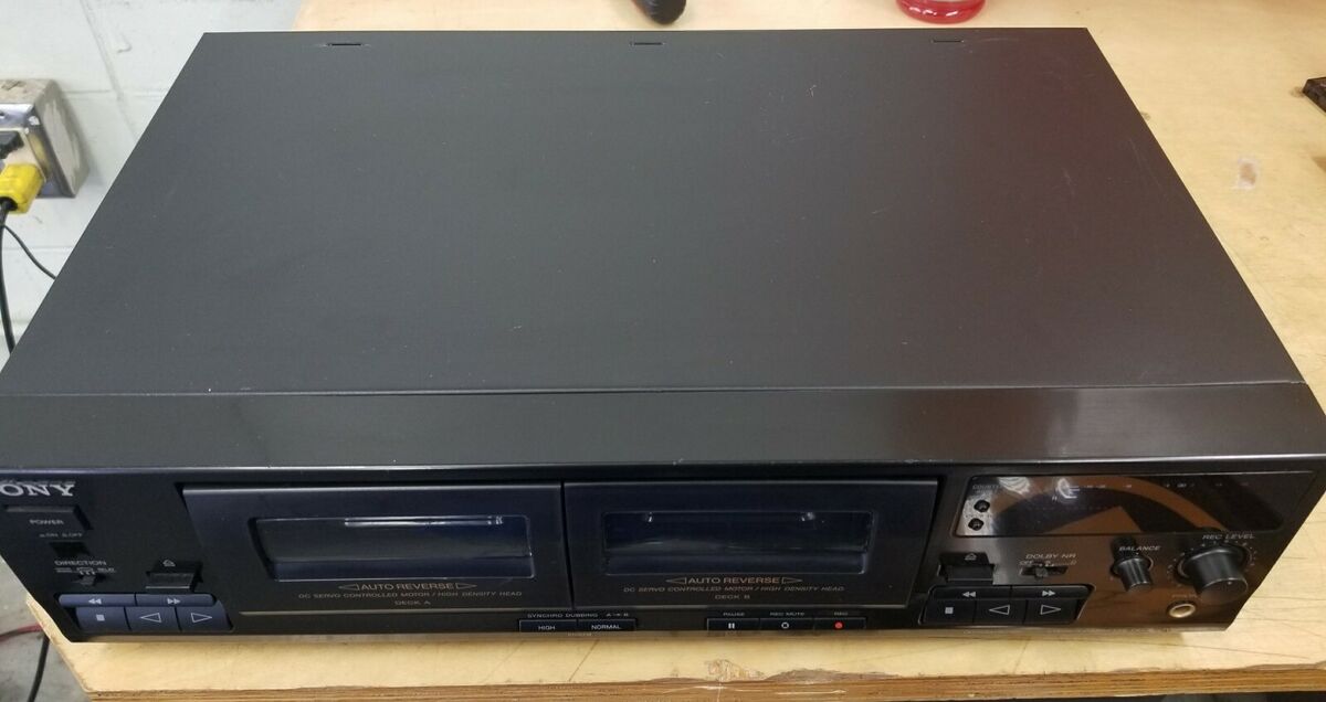 Sony TC-WR465 Dual Cassette Deck Auto-Reverse Auto-Rec | eBay Sony TC-WR465 Dual Cassette Deck Auto-Reverse Auto-Rec | eBay