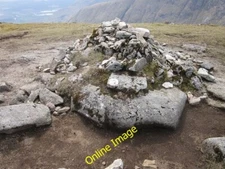 Photo 6x4 Summit cairn on Beinn a' Chochuill At 980m above sea level. c2012