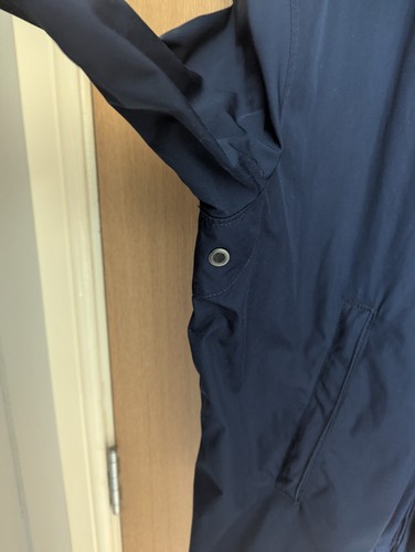 Vintage Polo Ralph Lauren Retford Mens Blue Hidden Hood Windbreaker Jacket - Picture 3 of 10