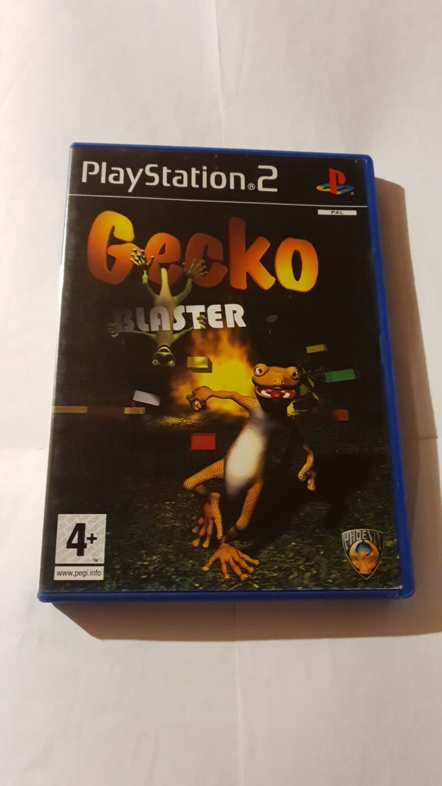 GECKO BLASTER (Phoenix Games) Playstation 2 PAL SLES 54882 CIB ps2 RARE Game