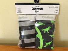 NWT Oshkosh Boys Boxer Brief Underwear 2pair/pack Dinosaur