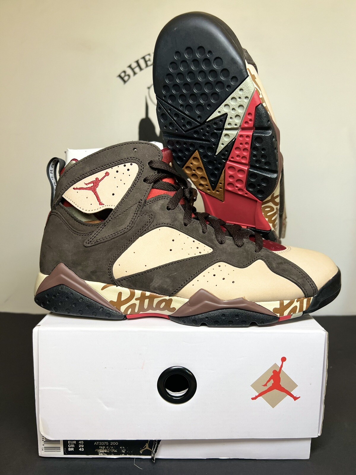 Tropezón derrota Educación Size 11 Jordan 7 Retro OG SP x Patta Shimmer - AT3375200 Mens Sneaker NEW  DS MJ | eBay