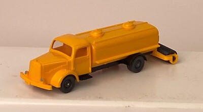 Vintage Wiking Germany HO 1:87 Mercedes Street Sweeper Truck Orange