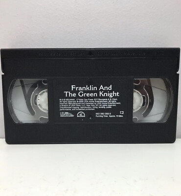 Franklin & Green Knight VHS Nick Jr Tape Only Nickelodeon Movie Buy 2 Get 1 Free