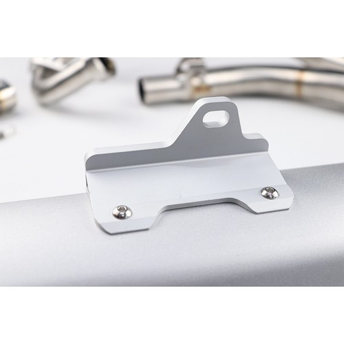 EXHAUST FULL SYSTEM STAINLESS RACHING SILVER FIT FOR HONDA CRF300L 2020-2025 - Picture 10 of 11
